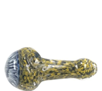 4″ Twisting Frit Honeycomb Glass Hand Pipe