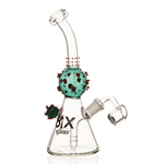 10" 6ix Glass  VIRUS Rig With Banger