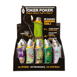 Toker Poker  Mixed Colors Multi Tool Lighter Sleeve